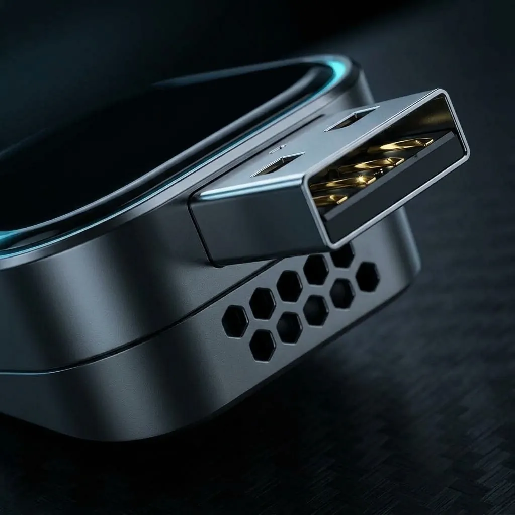 DrivePair Macro Precision USB-A Connector and Vents